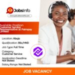 Customer Service Representative at Palmpay Limited