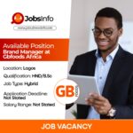 Brand Manager at GBfoods Africa