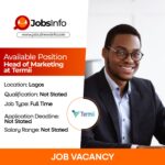 Head of Marketing at Termii