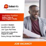 Editor Jobs at Intel Region Media