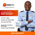 Security Officer Job at Nestlé Foods Nigeria
