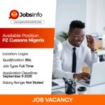 Junior IT Officer at PZ Cussons Nigeria