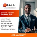 Job Vacancies at Ardova Plc