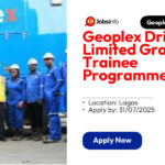 Geoplex Drillteq Limited Graduate Trainee Programme 2025
