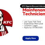 Maintenance Technician at KFC