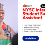 NYSC Intern – Student Support Assistant