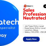 Sales Professionals at Neutratech