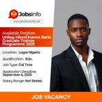 Unilag Microfinance Bank Graduate Trainee Programme 2025