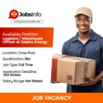 Logistics / Warehouse Officer at Salpha Energy
