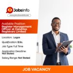 Register Management Officer at DataMax Registrars Limited