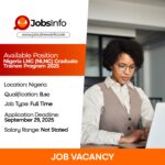 Nigeria LNG (NLNG) Graduate Trainee Program 2025