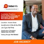 Kwara State University of Education (KWASUED) Recruitment 2025