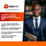 African Leadership Academy (ALA) Program 2026 | Fully Funded Leadership Training