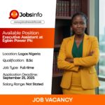 Executive Assistant at Egbin Power Plc
