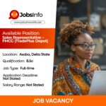 Sales Representatives – FMCG (Asaba)