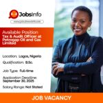 Tax & Audit Officer at Petrogap Oil and Gas Limited