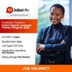 Dettol Nigeria Graduate Trainee Program 2025