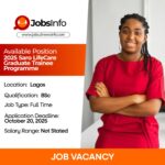 2025 Saro LifeCare Graduate Trainee Programme