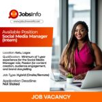 Social Media Manager / Social Media Manager (Intern)