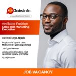 Sales and Marketing Executive