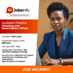 Ticketing and Reservations Officer