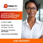 Ticketing and Reservations Officer at Corporate Travel Management Company