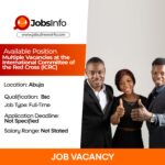 Multiple Vacancies at the International Committee of the Red Cross (ICRC)