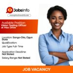 Vision Testing Officer at Max Drive