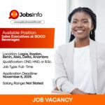 Sales Executives at BOGO Beverages