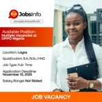 Multiple Vacancies at OPPO Nigeria
