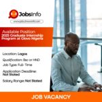 2025 Graduate Internship Programme at Glovo Nigeria