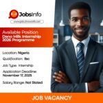 Dano Milk Internship 2026 Programme