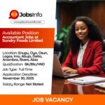 Accountant Jobs at Sundry Foods Limited