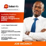 Nigeria Jubilee Fellows Programme (NJFP)