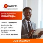 Payroll Officer at Jubaili Bros Nigeria