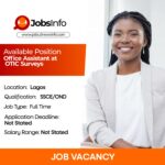 Office Assistant at OTIC Surveys