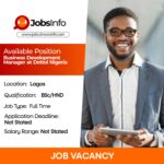 Business Development Manager at Dettol Nigeria