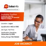 Customer Service Representative at Speedaf Nigeria Limited