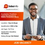 Latest Recruitment at Malaria Consortium (NGO)
