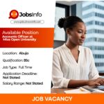 Accounts Officer at Miva Open University