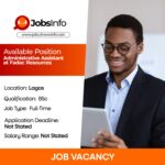 Administrative Assistant at Fadac Resources