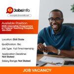 2026 Internship Programme at Federal Teaching Hospital, Ido-Ekiti