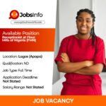 Receptionist at Flour Mills of Nigeria (FMN)