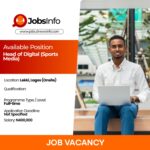 Head of Digital (Sports) at Brila Media