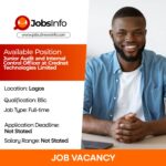 Junior Audit and Internal Control Officer at Crednet Technologies Limited