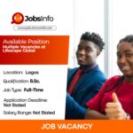 Multiple Vacancies at Lifescape Global