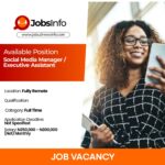 Social Media Manager / Executive Assistant