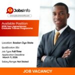 2026 Saro Agrosciences Graduate Trainee Programme