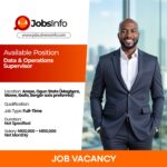 Data & Operations Supervisor