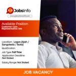 Customer Care Representative Job